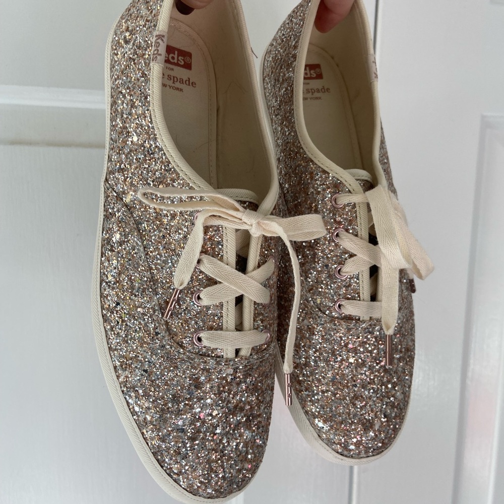 Keds Kate spade glitter shoe